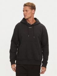 Calvin Klein Bluza Nano Logo K10K112871 Czarny Regular Fit. Czarne bluzy męskie Calvin Klein, m, bez wzorów, z bawełny, bez kaptura. Za 279.99 zł.