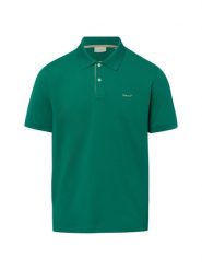 Gant koszulka polo Mężczyźni Bawełna zielony, XXL. Zielone koszulki polo męskie GANT, m, bez wzorów, z bawełny, eleganckie, bez ramiączek. Za 279.95 zł.