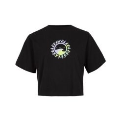Top damski O'Neill Wow Cropped. Czarne koszulki sportowe damskie O'Neill, l, bez wzorów, bez kołnierzyka, bez ramiączek. Za 169.00 zł.