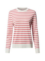 Street One Sweter damski z dzianiny Kobiety biały|różowy, 36. Białe swetry damskie Street One, uniwersalny, bez wzorów, z dzianiny, eleganckie, bez kołnierzyka, bez ramiączek, bez kaptura. Za 179.95 zł.