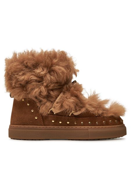 Inuikii Śniegowce Long Curly 75202-051 Brązowy. Brązowe kozaki damskie Inuikii, ze skóry. Za 1,129.00 zł.