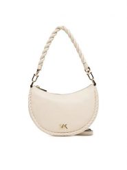 MICHAEL Michael Kors Torebka Kyla Small 32T5G8QU1L Beżowy. Brązowe torebki do ręki damskie MICHAEL Michael Kors, bez wzorów, ze skóry, bez dodatków. Za 899.99 zł.