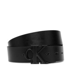 Pasek Męski Calvin Klein. Czarne paski damskie Calvin Klein, bez wzorów. Za 289.99 zł.