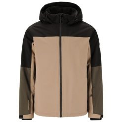 Kurtka narciarska męska Whistler Montill W-PRO 10000. Brązowe kurtki męskie Whistler, na zimę, m, bez wzorów, sportowe, bez kaptura. Za 399.99 zł.