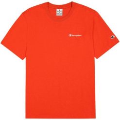 Męska Koszulka Z Krótkim Rękawem. Brązowe koszulki sportowe męskie Champion, m, bez wzorów, bez kołnierzyka, bez ramiączek, trekkingowe. Za 132.99 zł.