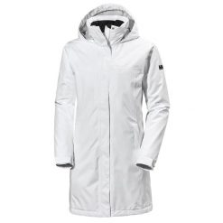 Kurtka uniwersalna damska Helly Hansen Aden Inulated Coat. Białe kurtki damskie Helly Hansen, l, bez wzorów, z syntetyku, z kapturem, trekkingowe. Za 879.00 zł.