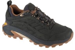 Buty trekkingowe męskie, Moab Speed 2 Ltr Wp. Czarne trekkingi męskie Merrell, przed kostkę, trekkingowe. Za 599.00 zł.