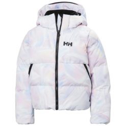 Kurtka dziewczęca Helly Hansen Jr Girl Astra Jacket. Fioletowe kurtki i płaszcze dla dziewczynek Helly Hansen, bez wzorów, z materiału, bez kaptura. Za 844.50 zł.