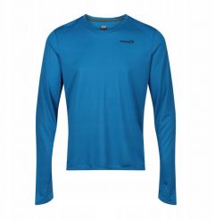 Bluza do biegania Inov-8 Performance Long Sleeve - blue/navy. Niebieskie bluzy męskie Inov-8, m, bez wzorów, bez kaptura, do biegania. Za 169.94 zł.