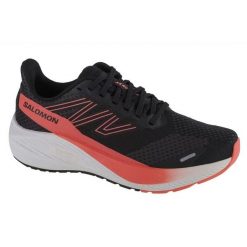 Buty do biegania Salomon Aero Blaze W 472085 czarne. Czarne obuwie sportowe damskie bez wzorów, z gumy, do biegania. Za 666.68 zł.