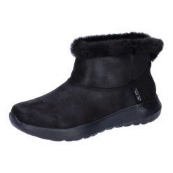 Buty sportowe Sneakersy damskie, Slip-Ins: On-The-Go - Cozy Dream. Czarne trampki i tenisówki damskie Skechers, bez wzorów, casualowe, bez zapięcia. Za 399.99 zł.