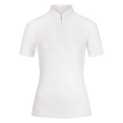 Dziewczęca konkursowa koszulka polo ELT Paola. Białe t-shirty i topy dla dziewczynek ELT, bez wzorów, bez ramiączek. Za 284.00 zł.