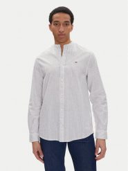 Tommy Jeans Koszula DM0DM20893 Écru Regular Fit. Koszule męskie Tommy Jeans, m, bez wzorów, z bawełny, bez kołnierzyka, bez ramiączek. Za 209.99 zł.