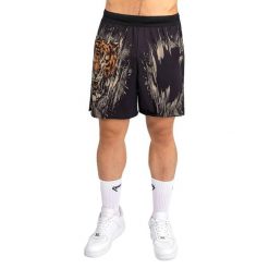 Spodenki treningowe męskie Venum Tiger Men'S Training Shorts. Czarne krótkie spodenki sportowe męskie VENUM, m, bez wzorów. Za 259.00 zł.