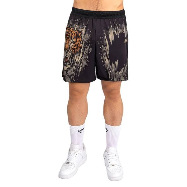 Spodenki treningowe męskie Venum Tiger Men'S Training Shorts. Czarne krótkie spodenki sportowe męskie VENUM, m, bez wzorów. Za 259.00 zł.
