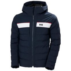 Kurtka z kapturem Helly Hansen Bossanova. Niebieskie kurtki męskie Helly Hansen, m, bez wzorów, z puchu, sportowe, z kapturem. Za 1,343.50 zł.