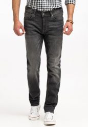 MUSTANG VEGAS SLIM MĘSKIE SPODNIE JEANSOWE JEANSY DŻINSY DENIM BLACK 1015044 4000 883. Czarne jeansy męskie Mustang, eleganckie. Za 199.99 zł.