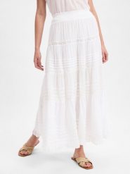 Neo Noir spódnica maxi - Felicia Kobiety Bawełna biały, 38. Białe spódnice damskie Neo Noir, bez wzorów, z bawełny, eleganckie, maxi. Za 349.95 zł.