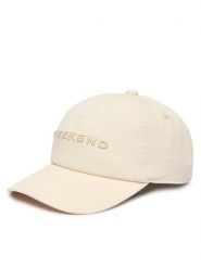 Weekend Max Mara Czapka z daszkiem Afalco 2615571034 Beżowy. Brązowe rękawiczki damskie Weekend Max Mara, bez wzorów, z bawełny. Za 339.99 zł.