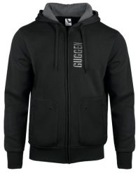 Bluza dresowa z kapturem. Czarne bluzy męskie GUGGEN MOUNTAIN, m, bez wzorów, z dresówki, z kapturem. Za 149.00 zł.