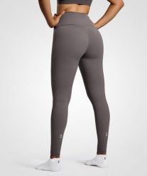 Legginsy do tenisa/padel damskie Smart z kieszenią na piłki. Szare legginsy damskie NORDICDOTS, bez wzorów, z materiału. Za 365.00 zł.