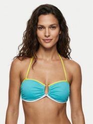 Seafolly Góra od bikini Beach Bound 31283-072 Turkusowy. Niebieskie bikini damskie Seafolly, bez wzorów. Za 379.99 zł.
