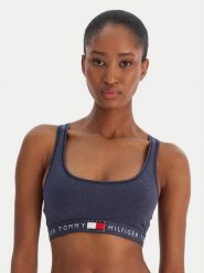 Tommy Hilfiger Biustonosz top UW0UW06221 Granatowy. Niebieskie biustonosze Tommy Hilfiger, bez wzorów, z bawełny. Za 149.99 zł.