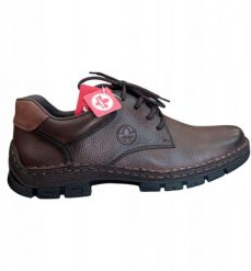 Rieker Shoes Brązowe 41 (12213-25). Brązowe buty sportowe męskie Rieker, bez zapięcia. Za 332.64 zł.