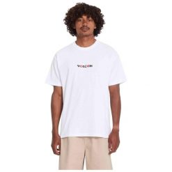 Koszulka Volcom Seth Conboy White. Białe koszulki sportowe męskie Volcom, bez wzorów, bez kołnierzyka, bez ramiączek. Za 177.62 zł.