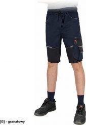 Reis Spodnie ochronne do pasa z krótkimi nogawkami wiele kieszeni męskie odblaski granatowe FLEXZONE-TS 2XL. Brązowe spodnie materiałowe męskie Reis, m, bez wzorów. Za 91.66 zł.