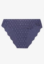 Niebieskie Bezszwowe Majtki Figi w Geometryczny Wzór Vivalisa. Niebieskie figi damskie Born2be, uniwersalny, bez wzorów. Za 4.99 zł.
