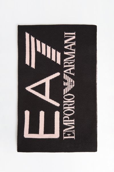 Szalik damski EA7 EMPORIO ARMANI. Szaliki i chusty damskie EA7 Emporio Armani, bez wzorów. W wyprzedaży za 284.25 zł.