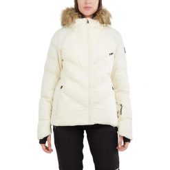 Damska kurtka narciarska Fundango Elyra Fur Padded. Czarne kurtki damskie Fundango, m, bez wzorów, z puchu, bez kaptura, narciarskie. Za 589.90 zł.