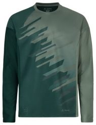 Koszulka rowerowa M Moab LS T-Shirt VI. Zielone t-shirty męskie Vaude, m, bez wzorów, z materiału, bez kołnierzyka. Za 315.15 zł.