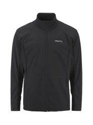 Craft ADV Essence Warm Jacket 3 M – Ciepła kurtka przeciwwiatrowa. Czarne kurtki sportowe męskie Craft, m, bez wzorów, z dżerseju, na fitness i siłownię. Za 370.30 zł.