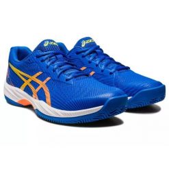 Buty tenisowe męskie Asics Gel Game 9 Clay/OC 960. Niebieskie buty sportowe męskie Asics, bez zapięcia, tenisowe. Za 439.00 zł.