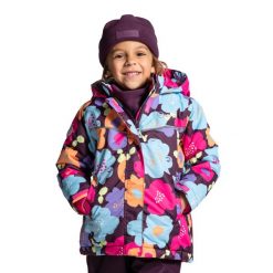 Kurtka narciarska dziecięca ThermoTEX Lemon Explore ZL4. Brązowe kurtki i płaszcze dla dziewczynek LEMON explore, bez wzorów, z poliesteru, z kapturem. Za 329.90 zł.