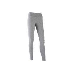 Legginsy Gym & Pilates damskie. Szare legginsy damskie Adidas, xl, bez wzorów, z bawełny. Za 129.99 zł.