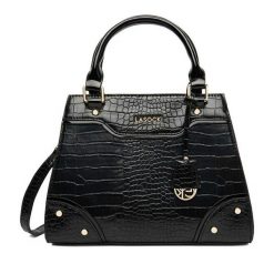 Torebka Lasocki. Czarne torebki do ręki damskie Lasocki, bez wzorów, klasyczne, bez dodatków. Za 179.99 zł.