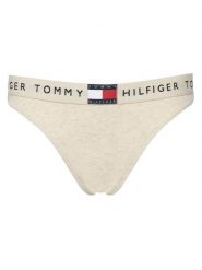 Tommy Hilfiger Stringi UW0UW06227 Écru. Stringi damskie Tommy Hilfiger, m, bez wzorów, z bawełny. Za 99.99 zł.