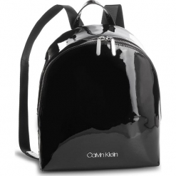 Plecak CALVIN KLEIN - Snap Sml Backpack P K60K604930 001. Czarne plecaki damskie Calvin Klein, ze skóry ekologicznej, eleganckie. Za 549.00 zł.