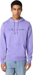 Champion Bluza męska Champion Hooded Sweatshirt fioletowa 220782 VS024 M. Fioletowe bluzy męskie Champion, m, bez wzorów, bez kaptura. Za 258.11 zł.