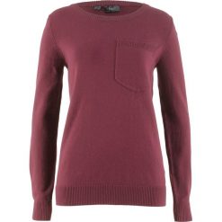 Sweter z kieszonką bonprix czerwony klonowy. Swetry damskie marki KALENJI. Za 59.99 zł.