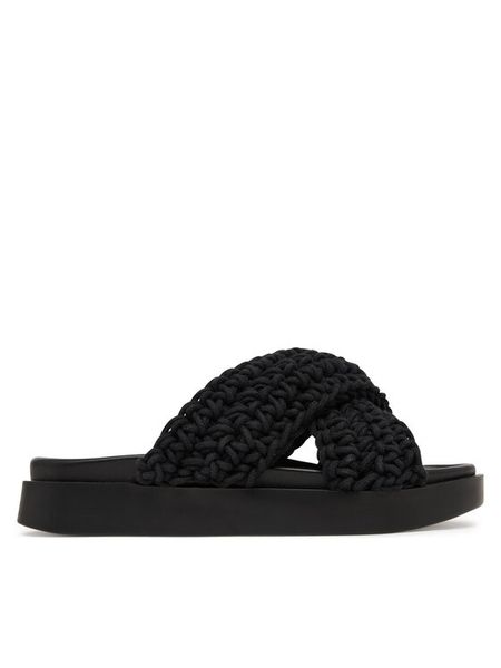 Inuikii Klapki Woven 1004.003.0062 Czarny. Czarne klapki damskie Inuikii, bez wzorów, bez obcasa. Za 859.99 zł.