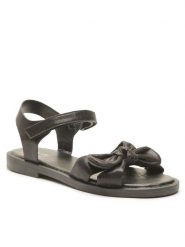 Nelli Blu Sandały CM220902-9 Czarny. Czarne sandały dziewczęce Nelli Blu, ze skóry, bez zapięcia. Za 79.99 zł.