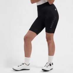Spodenki rowerowe damskie Rogelli Essential III bez szelek z wkładką żelową. Czarne szorty sportowe damskie Rogelli, m, bez wzorów, z elastanu, sportowe, na fitness i siłownię. Za 269.00 zł.