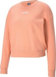Puma Bluza damska Puma Modern Basics Crew morelowa 585932 26 L. Pomarańczowe bluzy damskie Puma, l, bez wzorów, bez kaptura. Za 173.12 zł.