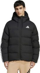 Kurtka męska adidas Essentials Climawarm 3 Stripes Puffer Down Hooded czarna JM4165 L. Czarne kurtki męskie Adidas, l, bez wzorów, bez kaptura. Za 981.86 zł.