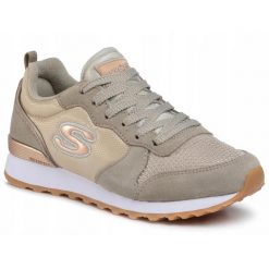 Buty na co dzień damskie SKECHERS RETROS OG 85 skóra. Brązowe obuwie sportowe damskie Skechers, bez wzorów, ze skóry, trekkingowe, Skechers Sport. Za 243.00 zł.