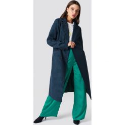 NA-KD Classic Płaszcz w paski - Multicolor,Navy. Niebieskie płaszcze damskie NA-KD Classic, w paski. Za 242.95 zł.